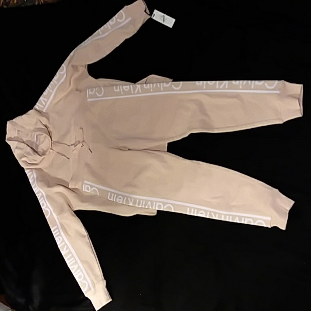 CALVIN KLEIN Performance track suit salmon